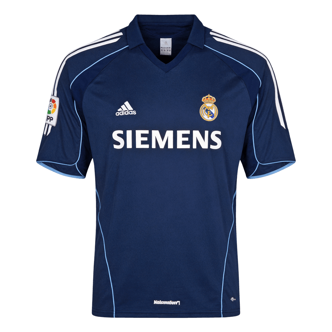 Real Madrid Away Soccer Jersey Retro 2005/06 - gojersey