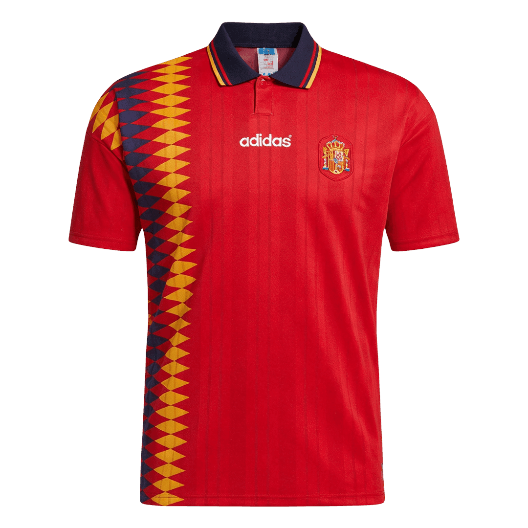 Spain Home Soccer Jersey Retro 1994 - gojersey