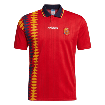 Spain Home Soccer Jersey Retro 1994 - gojersey