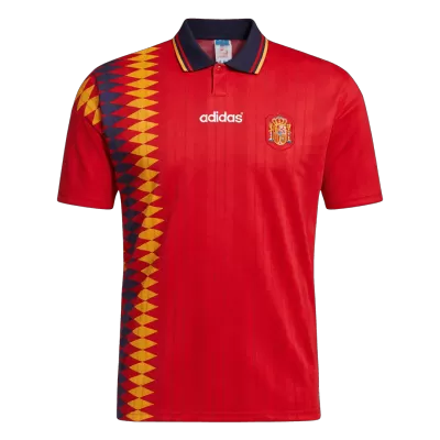 Spain Home Soccer Jersey Retro 1994 - gojersey