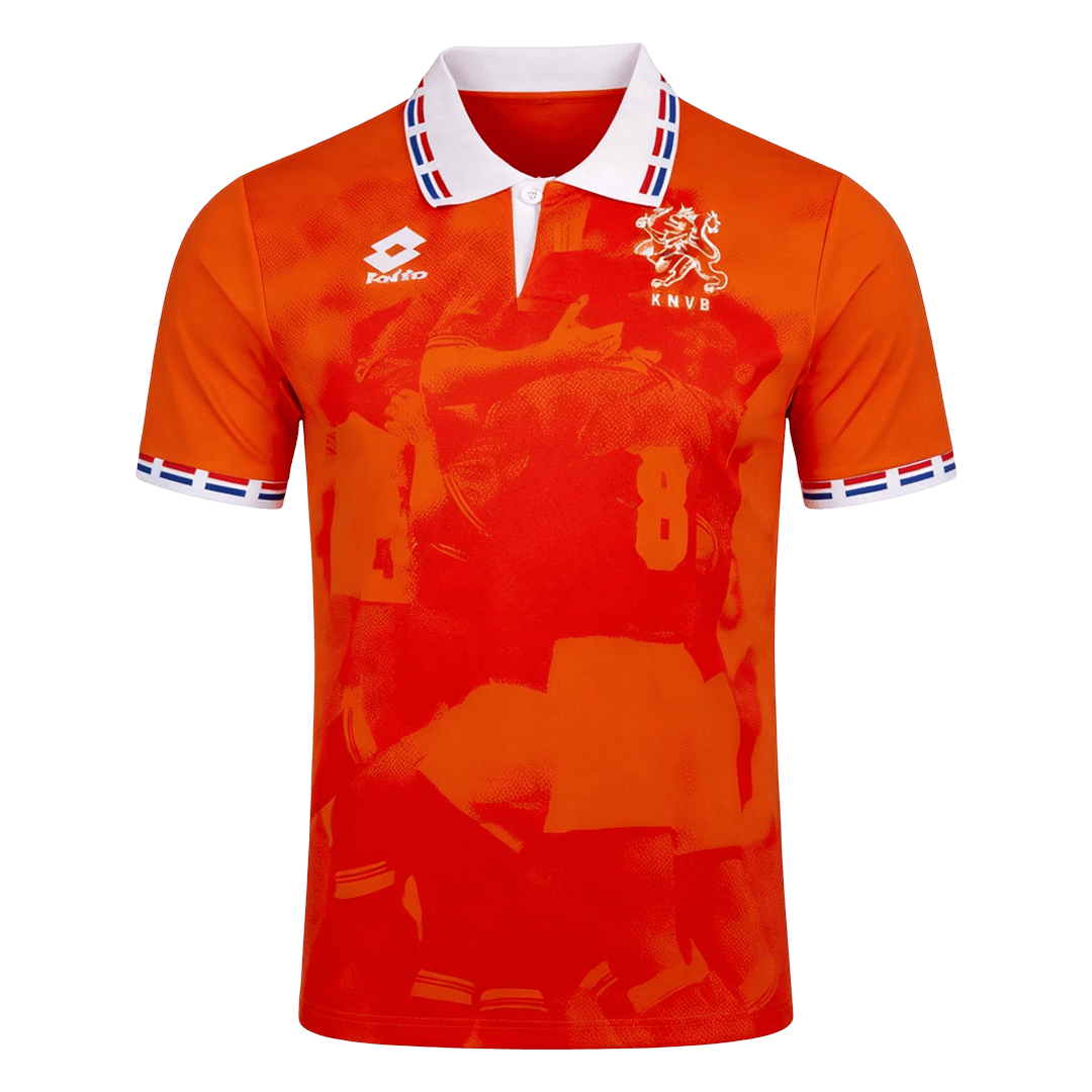 Netherlands Home Soccer Jersey Retro 1996 - gojersey