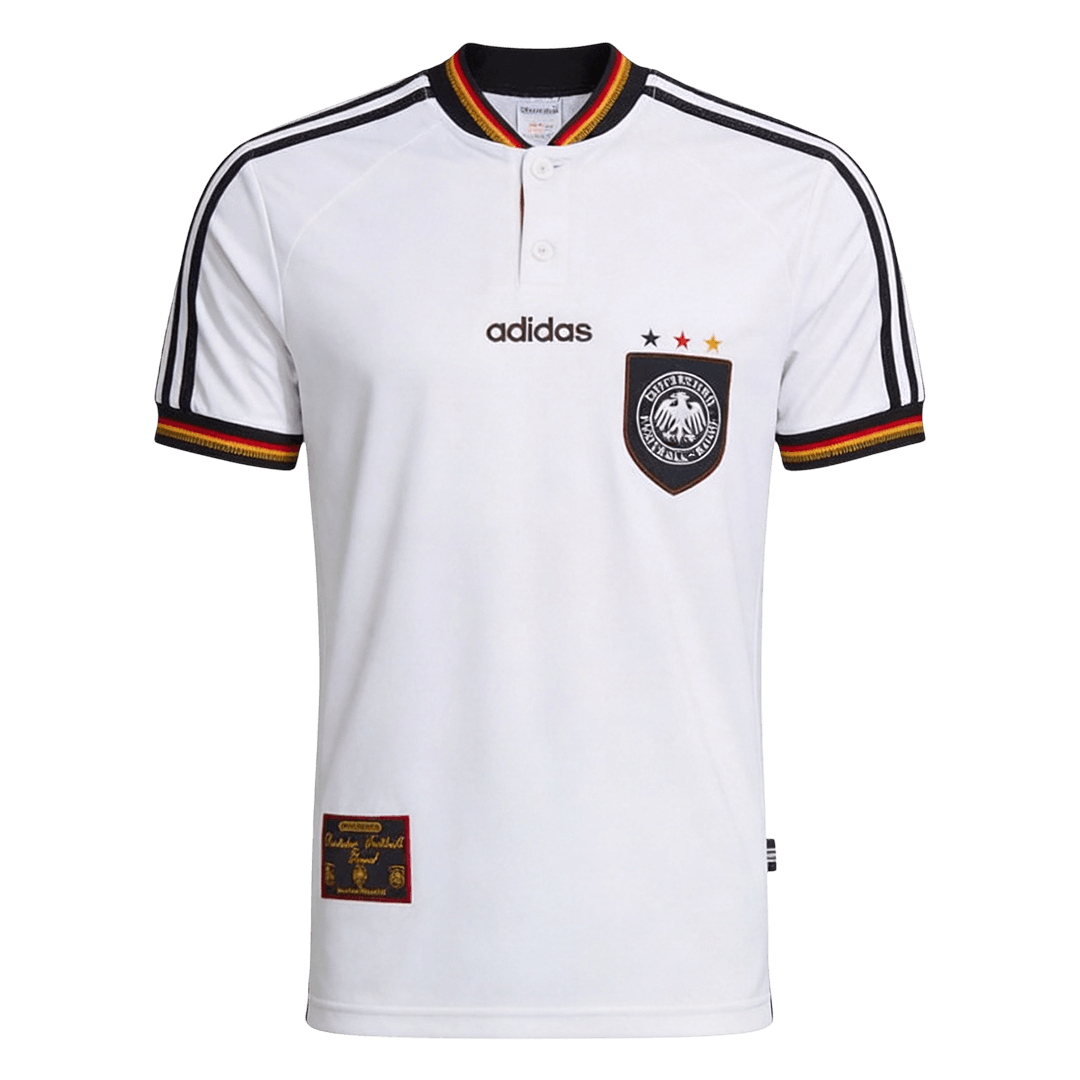 Germany Home Soccer Jersey Retro 1996 - gojersey