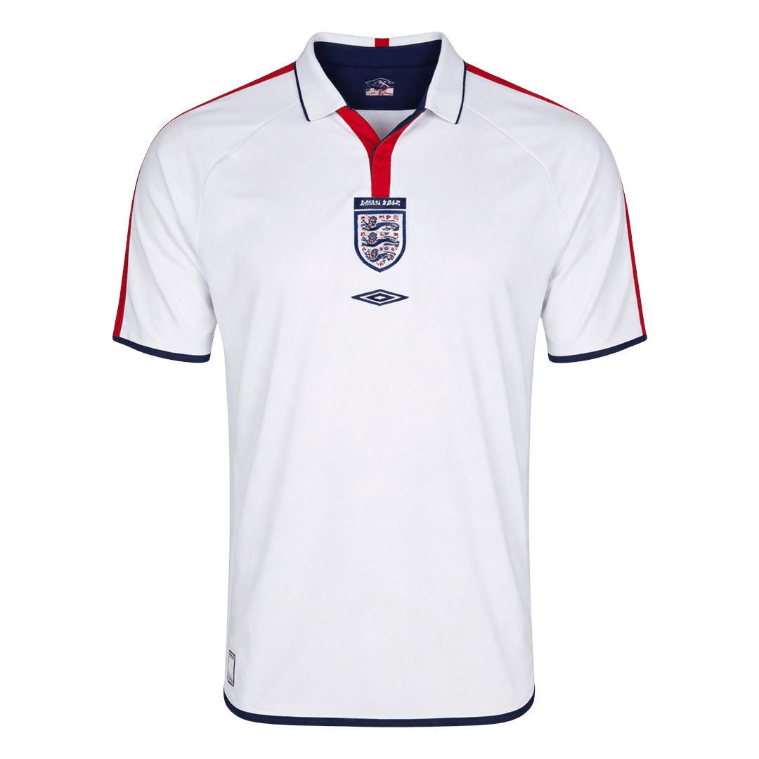 England Home Soccer Jersey Retro 2004 - gojersey