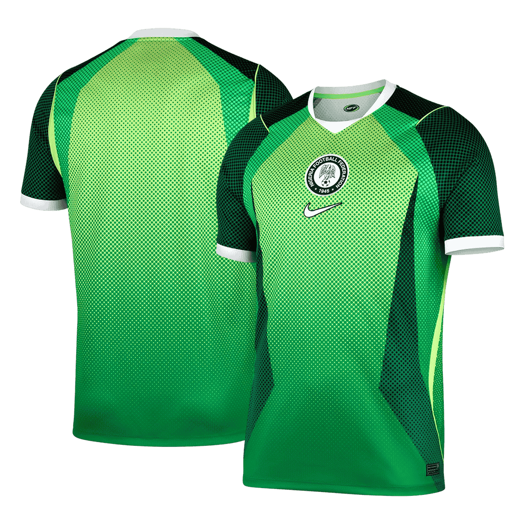 Men Fan Nigeria Home Soccer Jersey World Cup 2026 Green - gojersey