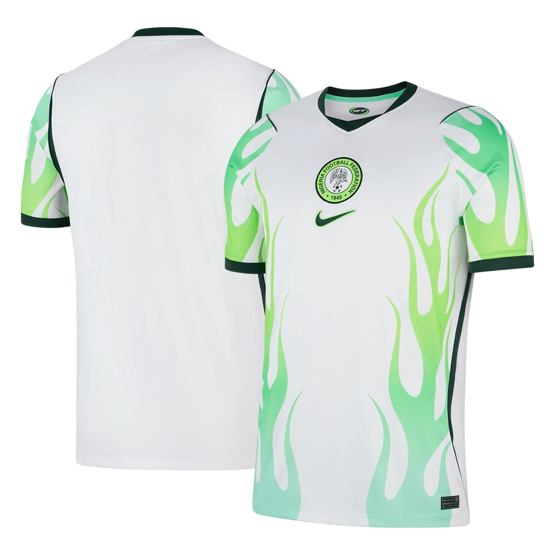 Men Fan Nigeria Away Soccer Jersey World Cup 2026 White - gojersey