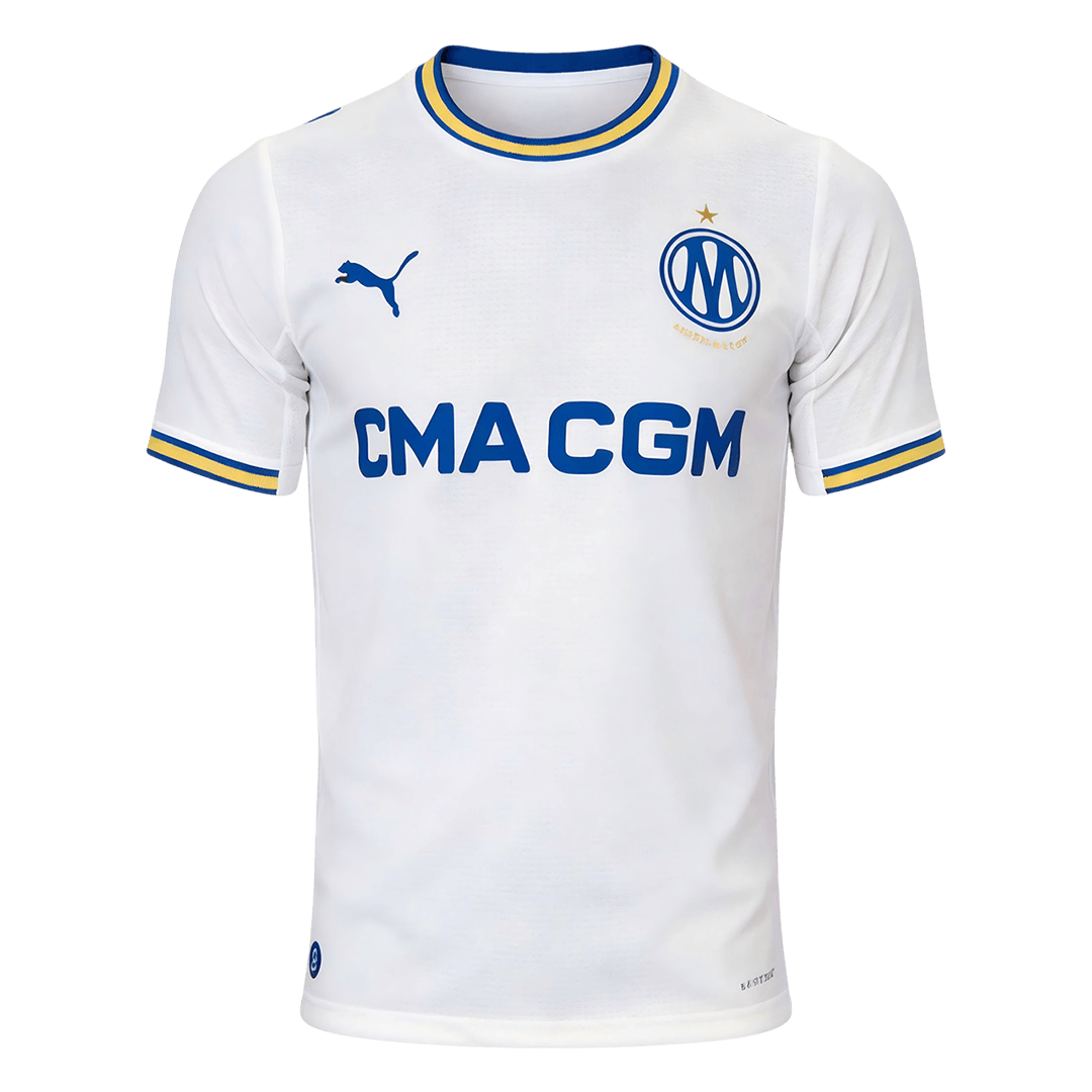 Men Player Version 26/27 Marseille Home Soccer Jersey White - gojersey