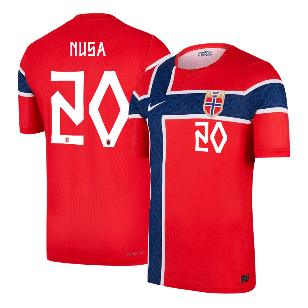 Norway NUSA #20 Home Soccer Jersey Authentic 2026 - gojersey