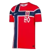 NUSA #20 Norway Home Soccer Jersey World Cup 2026 Red - gojersey