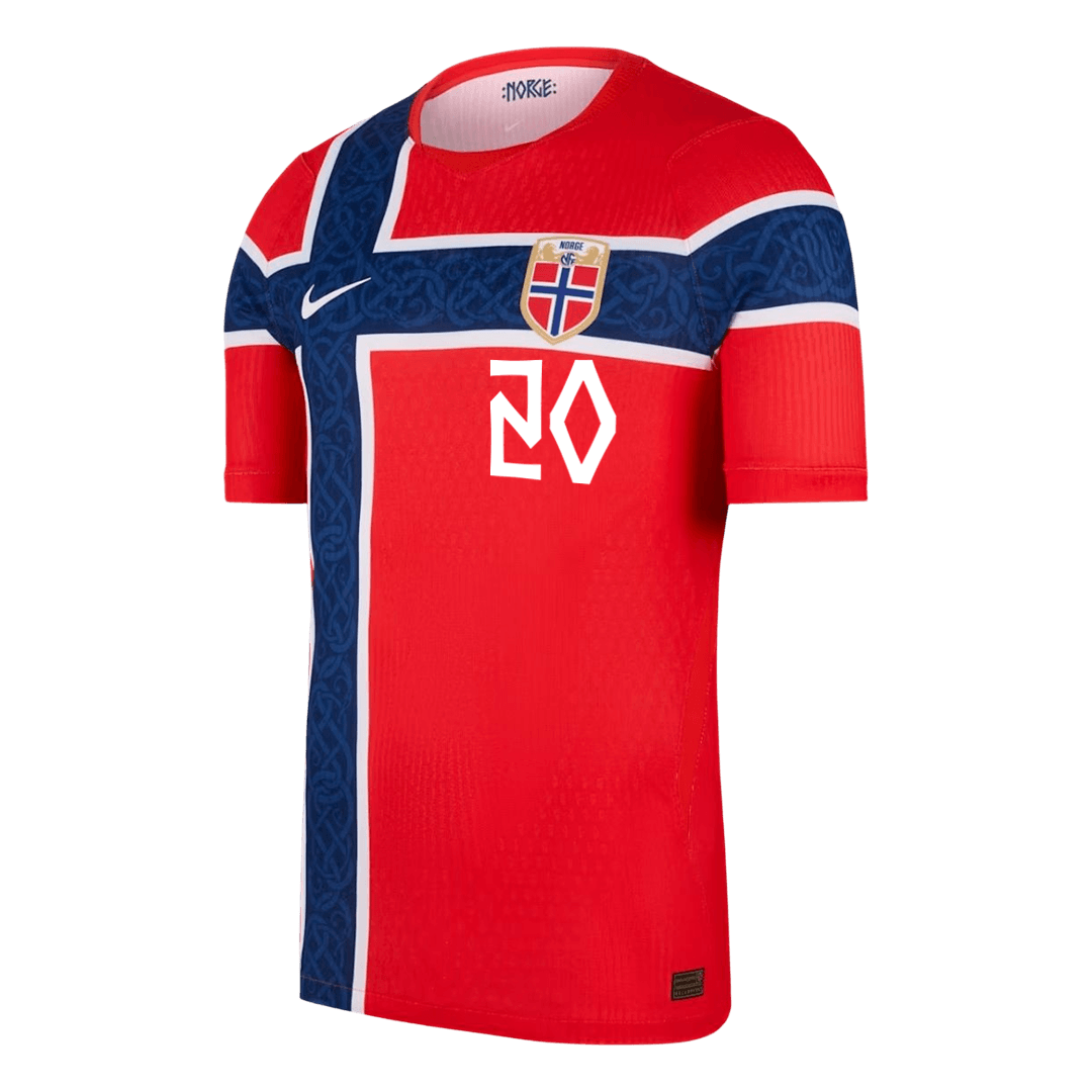 Norway NUSA #20 Home Soccer Jersey Authentic 2026 - gojersey