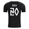NUSA #20 Norway Away Soccer Jersey World Cup 2026 Black - gojersey