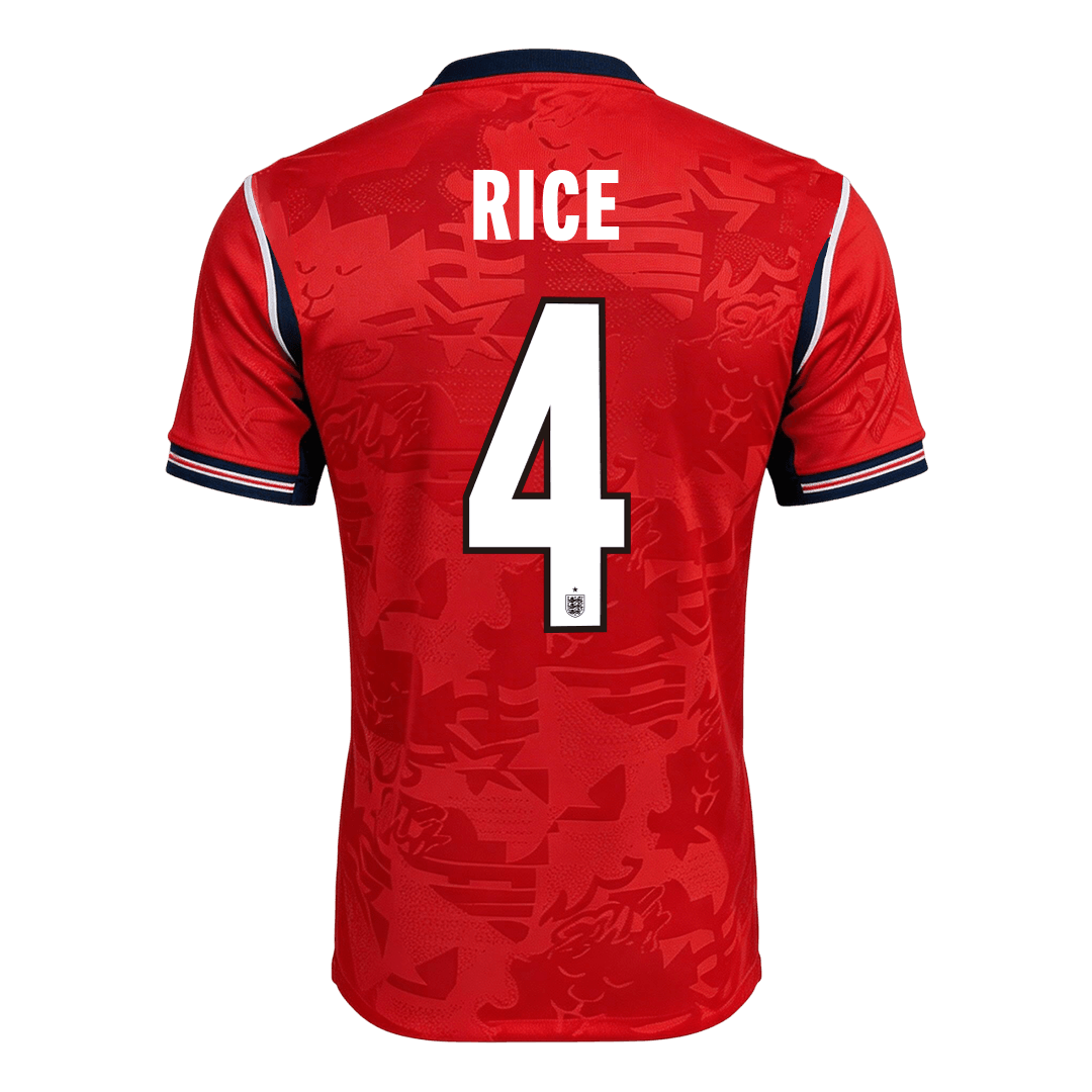 England RICE #4 Away Soccer Jersey Authentic 2026 - gojersey