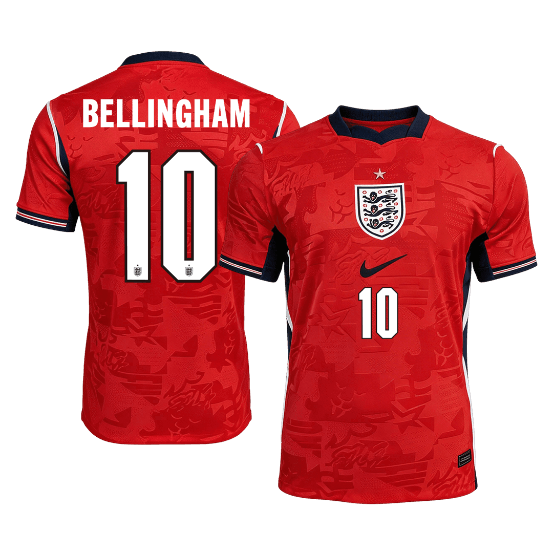 England BELLINGHAM #10 Away Soccer Jersey Authentic 2026 - gojersey