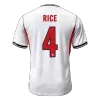 England RICE #4 Home Soccer Jersey Authentic 2026 - gojersey