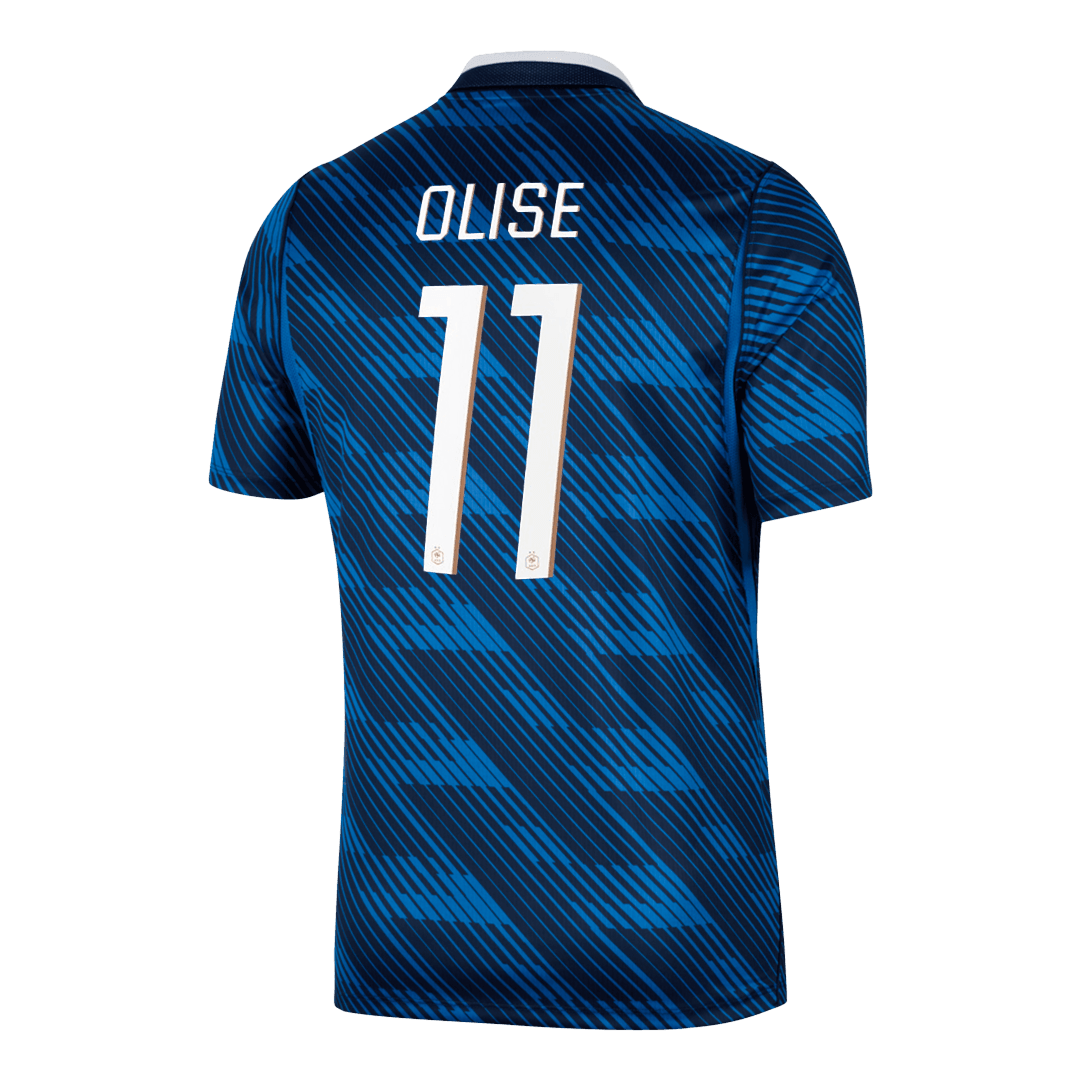 OLISE #11 France Home Soccer Jersey World Cup 2026 Blue - gojersey