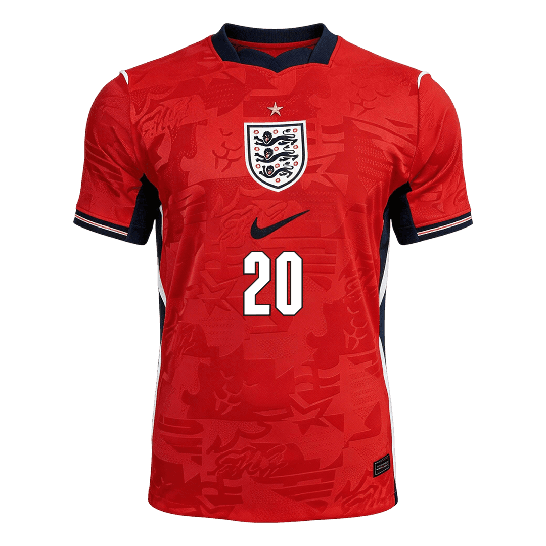 England PALMER #20 Away Soccer Jersey Authentic 2026 - gojersey