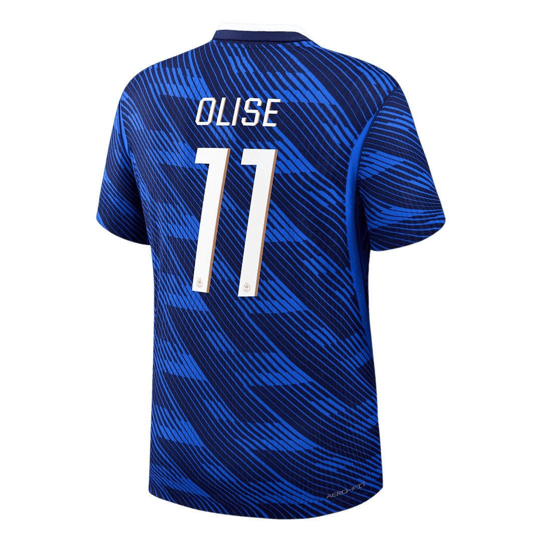 France OLISE #11 Home Soccer Jersey Authentic 2026 - gojersey