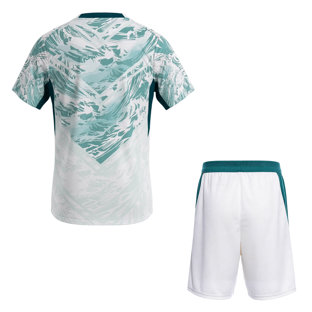 Portugal Away Soccer Jersey Kit (Jersey+Shorts) World Cup 2026 White&Green - gojersey