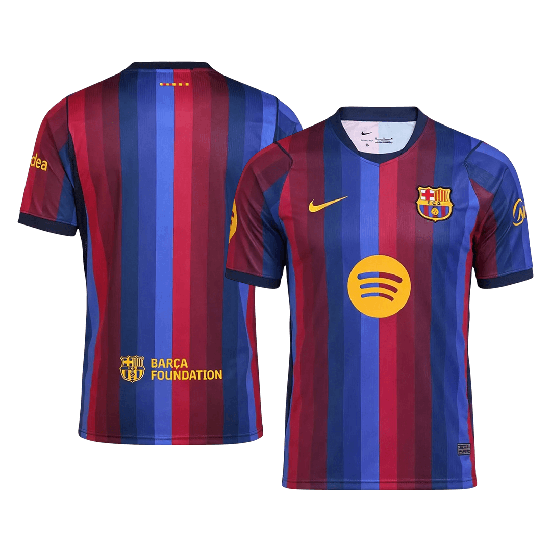 Men Player Version Barcelona Home Soccer Jersey 2026/27 Red&Blue - gojersey
