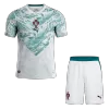 Portugal Away Soccer Jersey Kit (Jersey+Shorts) World Cup 2026 White&Green - gojersey