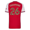 CHAMPIONS #26 Player Version Arsenal Premier League Champions Home Soccer Jersey 2026/27 Red - gojersey