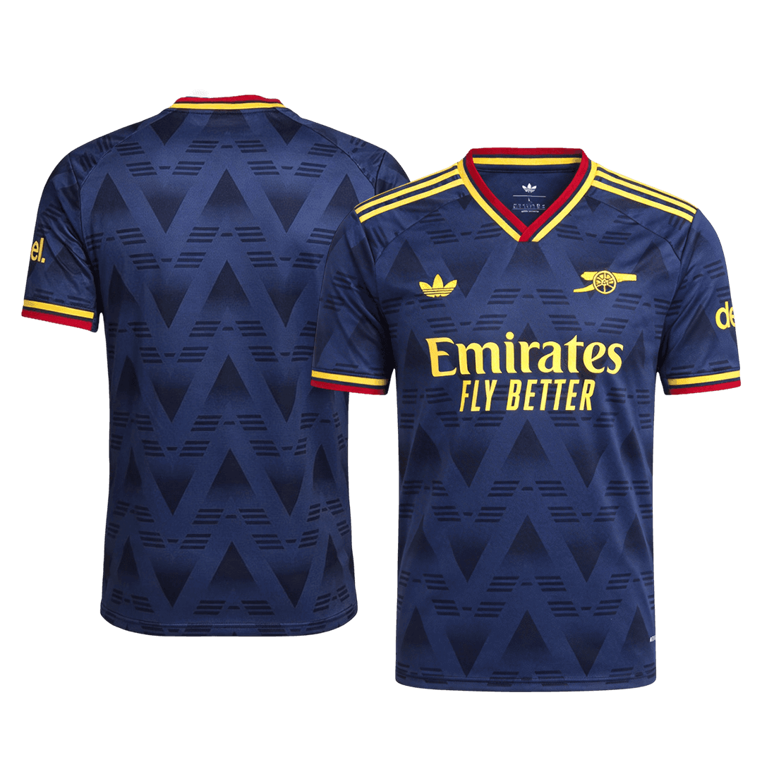 Men Player Version Arsenal Away Soccer Jersey 2026/27 Navy - gojersey