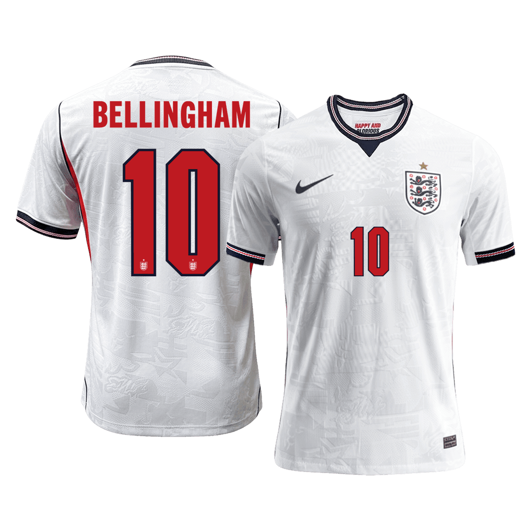 England BELLINGHAM #10 Home Soccer Jersey Authentic 2026 - gojersey