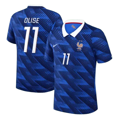 France OLISE #11 Home Soccer Jersey Authentic 2026 - gojersey