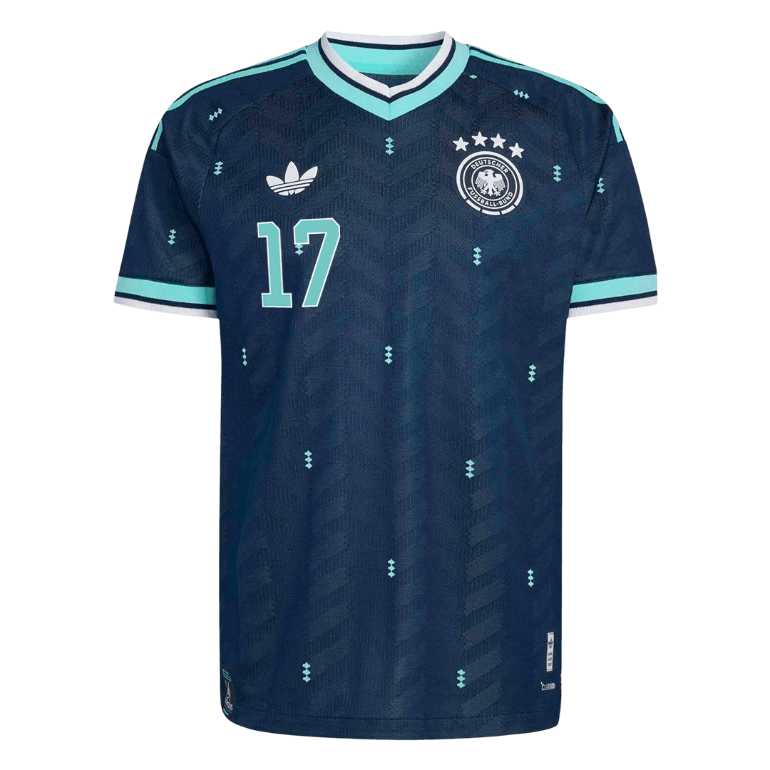 Germany WIRTZ #17 Away Soccer Jersey Authentic 2026 - gojersey