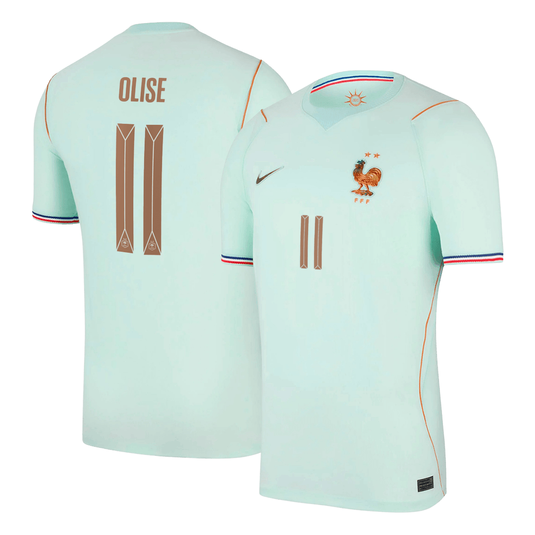 OLISE #11 France Away Soccer Jersey World Cup 2026 Blue - gojersey