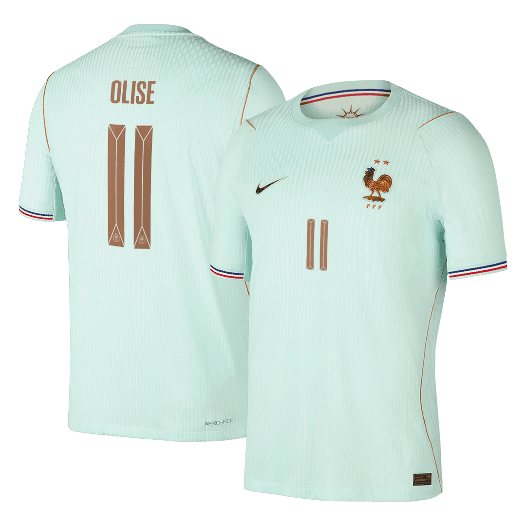 France OLISE #11 Away Soccer Jersey Authentic 2026 - gojersey