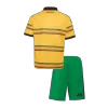 Kids Jamaica Home Soccer Jersey Kit (Jersey+Shorts) World Cup 2026 Yellow&Green - gojersey