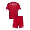 Kids Bayern Munich Home Soccer Jersey Kit (Jersey+Shorts) 2026/27 Red - gojersey