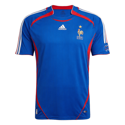 France Home Soccer Jersey Retro 2006 - gojersey