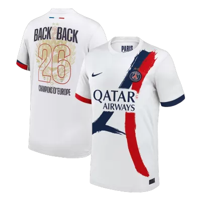 PSG Champions of Europe #26 Away Soccer Jersey/26 - gojersey