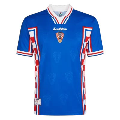 Croatia Away Soccer Jersey Retro 1998 - gojersey
