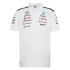 Men 2026 Mercedes AMG Petronas F1 Racing Team Polo Shirt White - gojersey