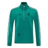 Men 2026 Liverpool Half-Zip Windbreaker Jacket Green - gojersey