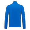Men 2026 Real Madrid Half-Zip Windbreaker Jacket Blue - gojersey