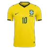 Brazil NEYMAR JR. #10 Home Soccer Jersey Authentic 2026 - gojersey