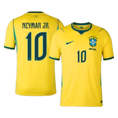 NEYMAR JR. #10 Brazil Home Soccer Jersey World Cup 2026 Yellow - gojersey