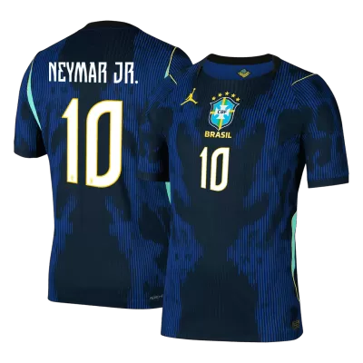 Brazil NEYMAR JR. #10 Away Soccer Jersey Authentic 2026 - gojersey