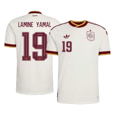 Spain LAMINE YAMAL #19 Away Soccer Jersey Authentic 2026 - gojersey