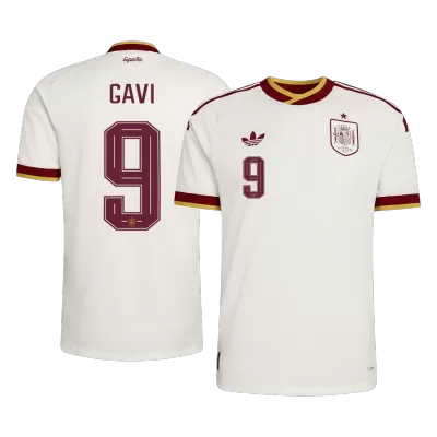 Spain GAVI #9 Away Soccer Jersey Authentic 2026 - gojersey