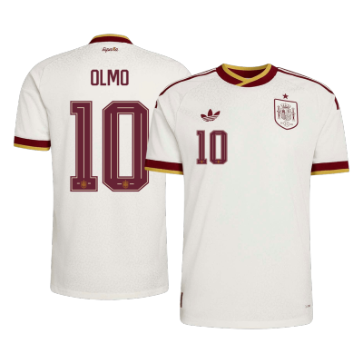 Spain OLMO #10 Away Soccer Jersey Authentic 2026 - gojersey