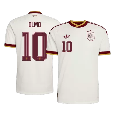 Spain OLMO #10 Away Soccer Jersey Authentic 2026 - gojersey