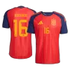 Spain RODRIGO #16 Home Soccer Jersey Authentic 2026 - gojersey