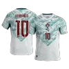 BERNARDO #10 Portugal Away Soccer Jersey World Cup 2026 White&Green - gojersey