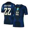 Brazil JOÃO PEDRO #22 Away Soccer Jersey Authentic 2026 - gojersey