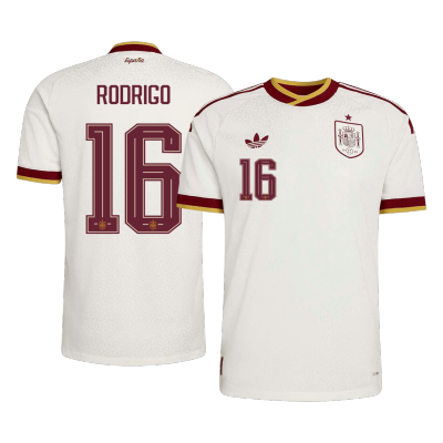 Spain RODRIGO #16 Away Soccer Jersey Authentic 2026 - gojersey