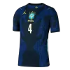 Brazil MARQUINHOS #4 Away Soccer Jersey Authentic 2026 - gojersey